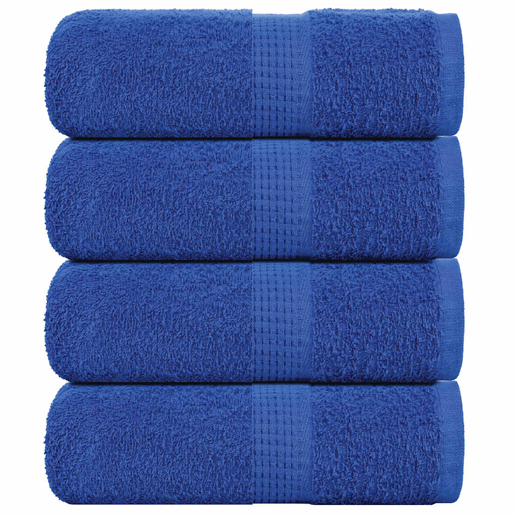 Toalhas de bidé frogn 4 pcs 30x50 cm 360 g/m² azul