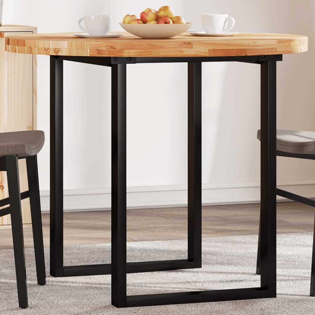 Tampo de mesa redondo ø90x4 cm madeira de acácia maciça