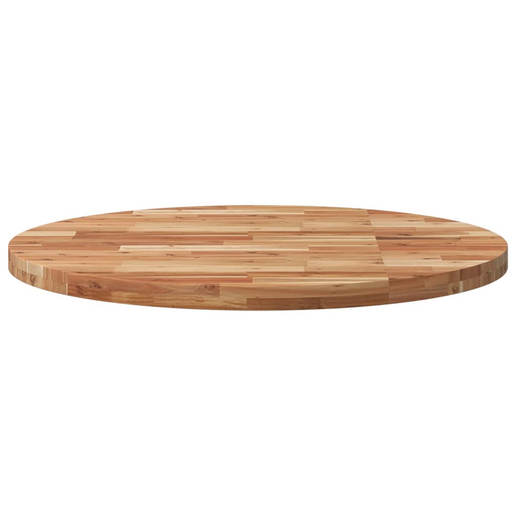 Tampo de mesa redondo ø90x4 cm madeira de acácia maciça