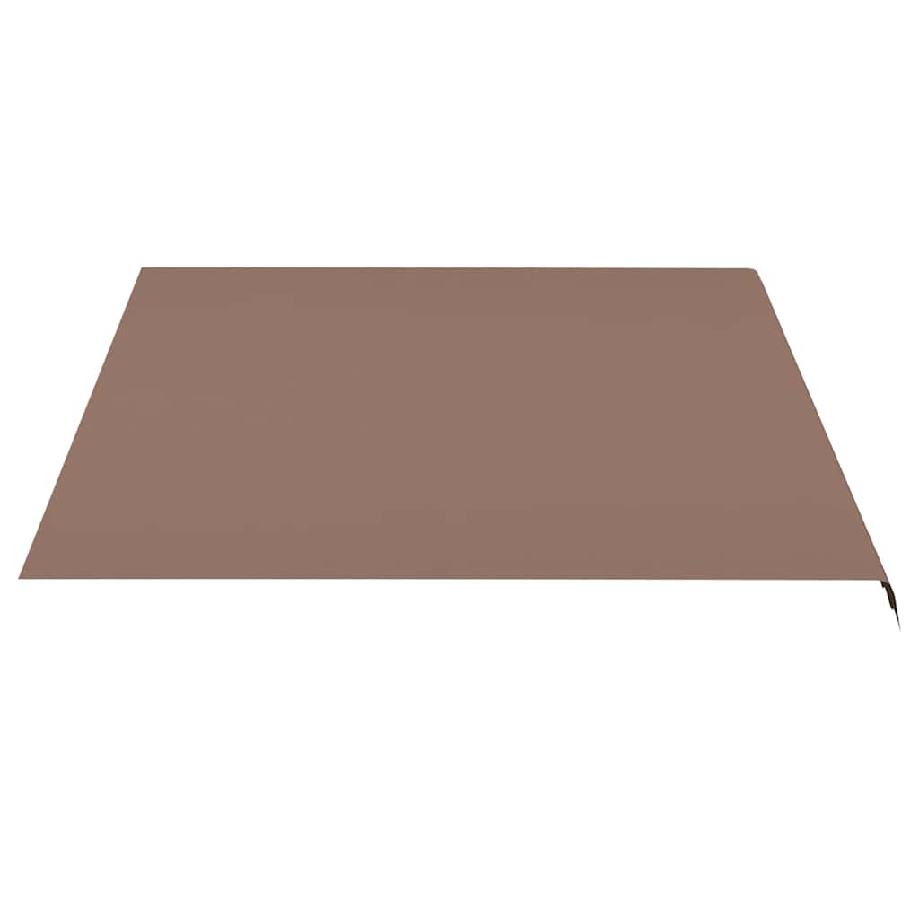 Tecido de substituição para toldo castanho 450x350 cm poliéster