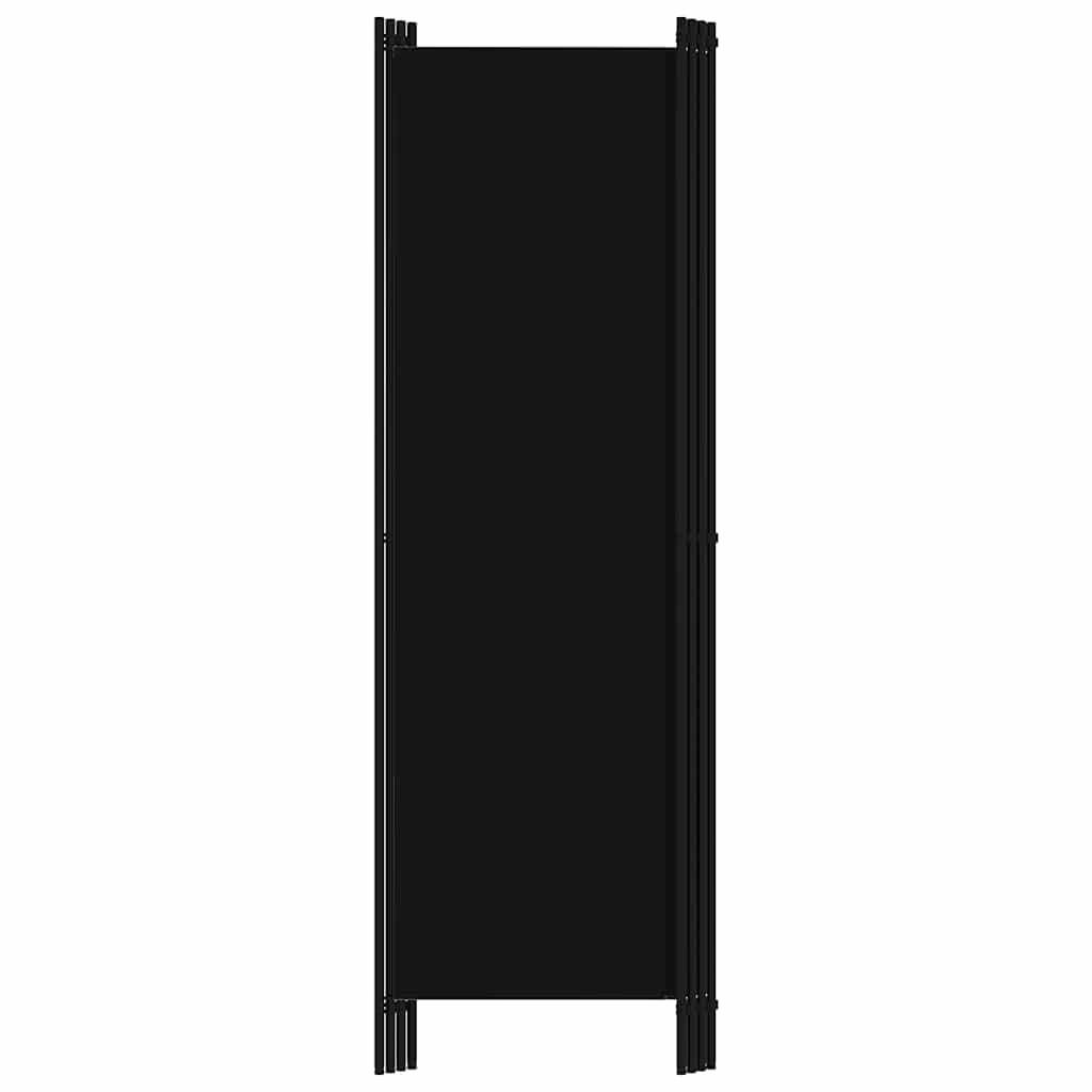Divisória de quarto com 4 painéis 200x180 cm preto