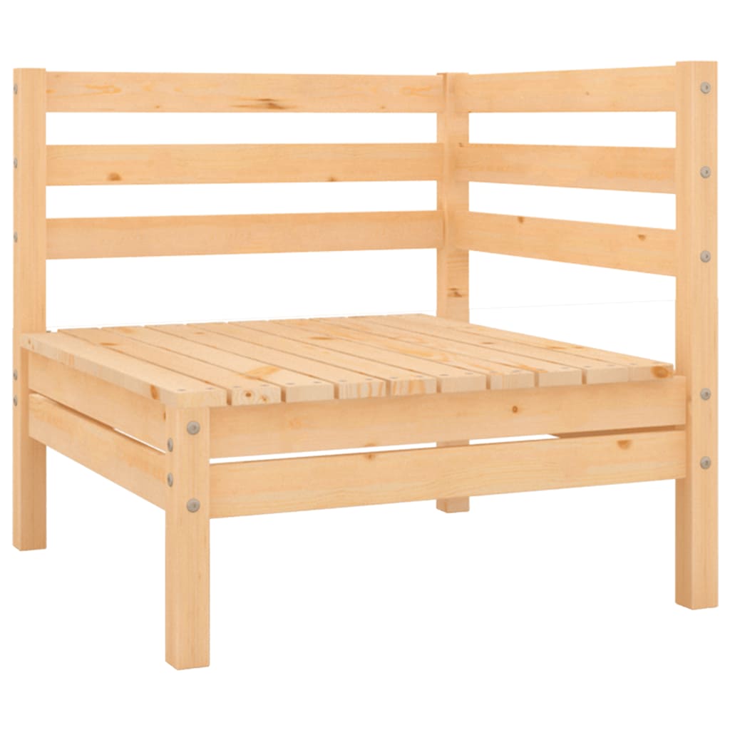 13 Pcs conjunto lounge de jardim pinho maciço