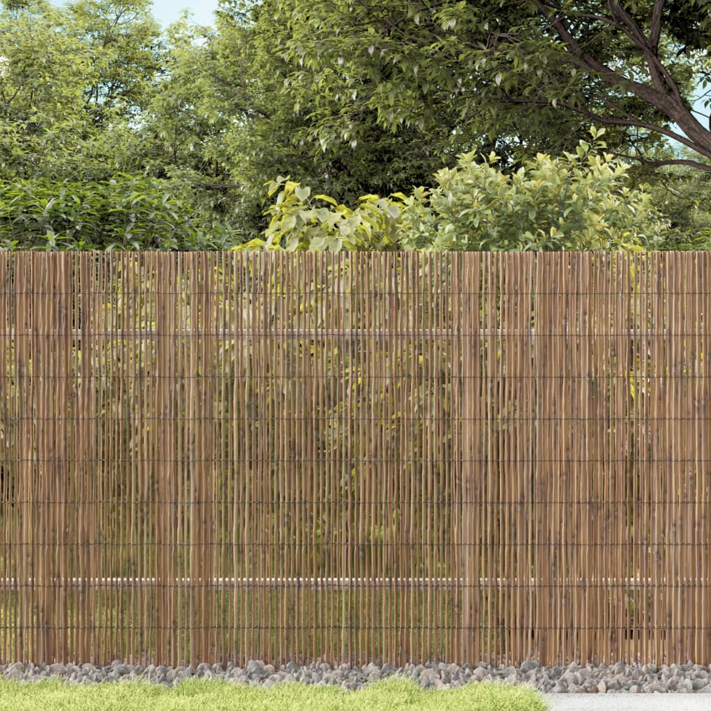 Vedação de jardim 600x90 cm cana