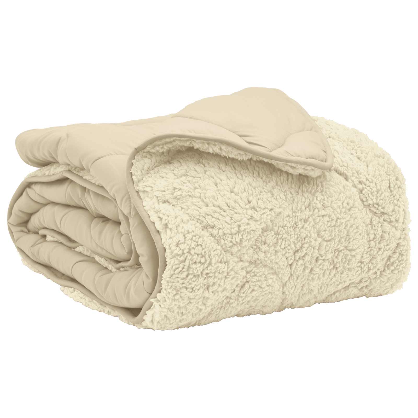 Edredom de inverno colchonete creme 220 x 260 cm