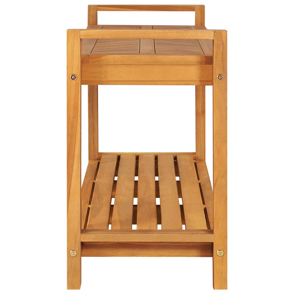 Banco 120 cm madeira de teca maciça