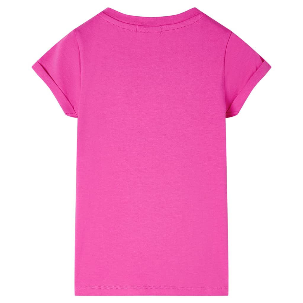 T-shirt de criança rosa-escuro 116