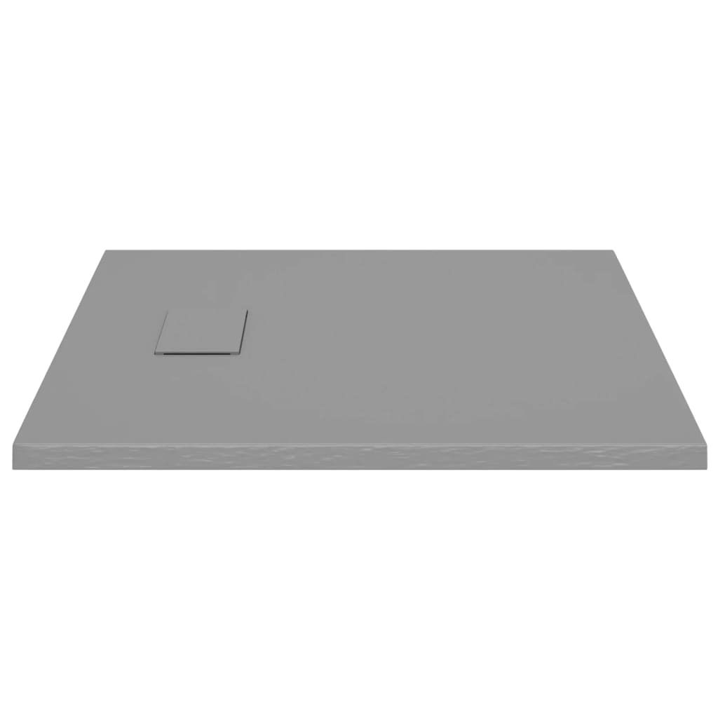 Base de chuveiro smc 90x90 cm cinzento