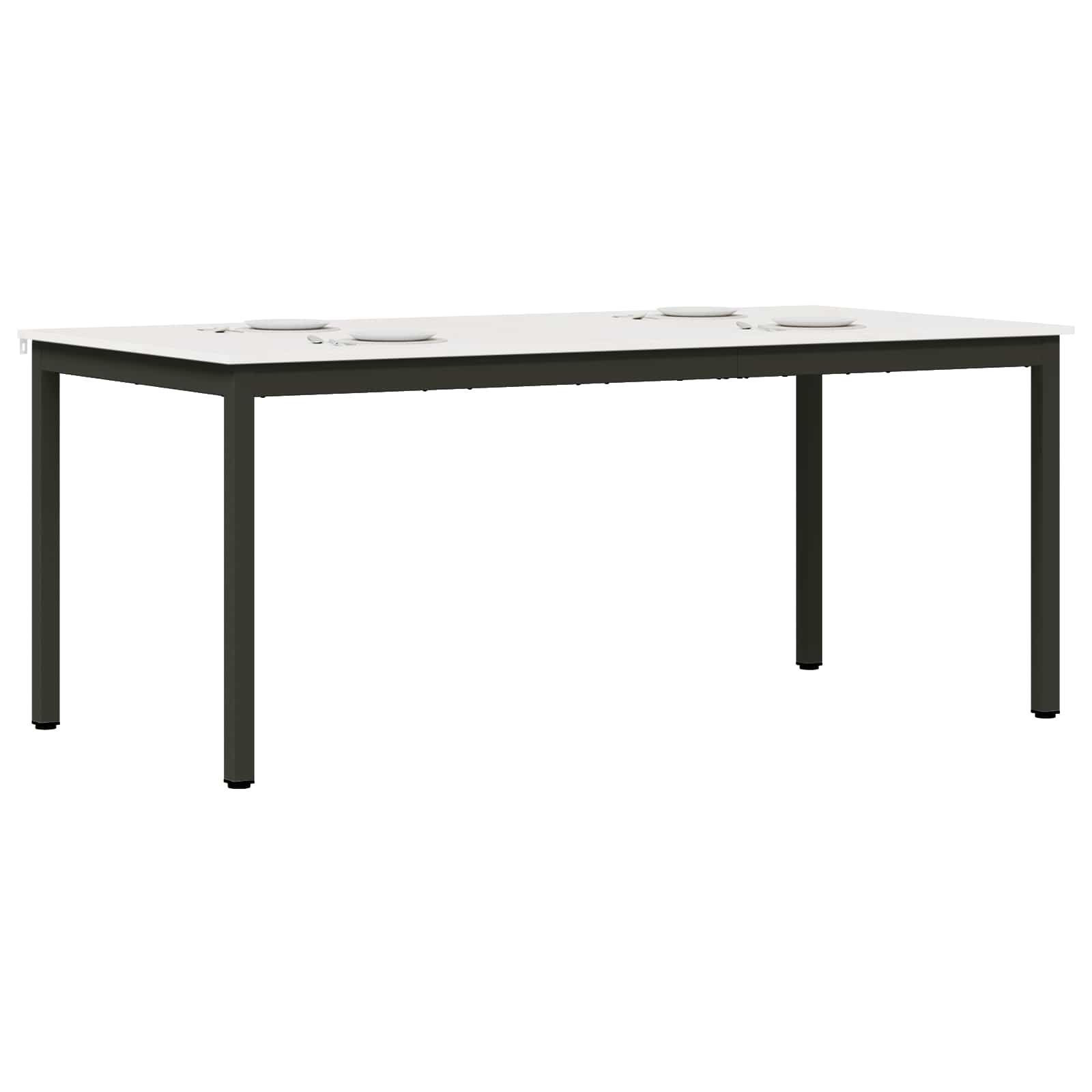 Mesa de jantar branco 180 x 90 x 75 cm