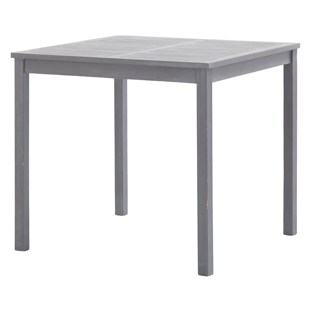 5 Pcs conjunto de jantar jardim madeira acácia maciça cinzento