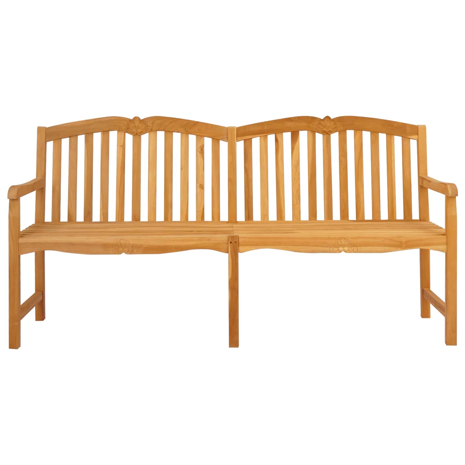 Banco rosa esculpido à mão 180,5 x 60 x 96 cm natural
