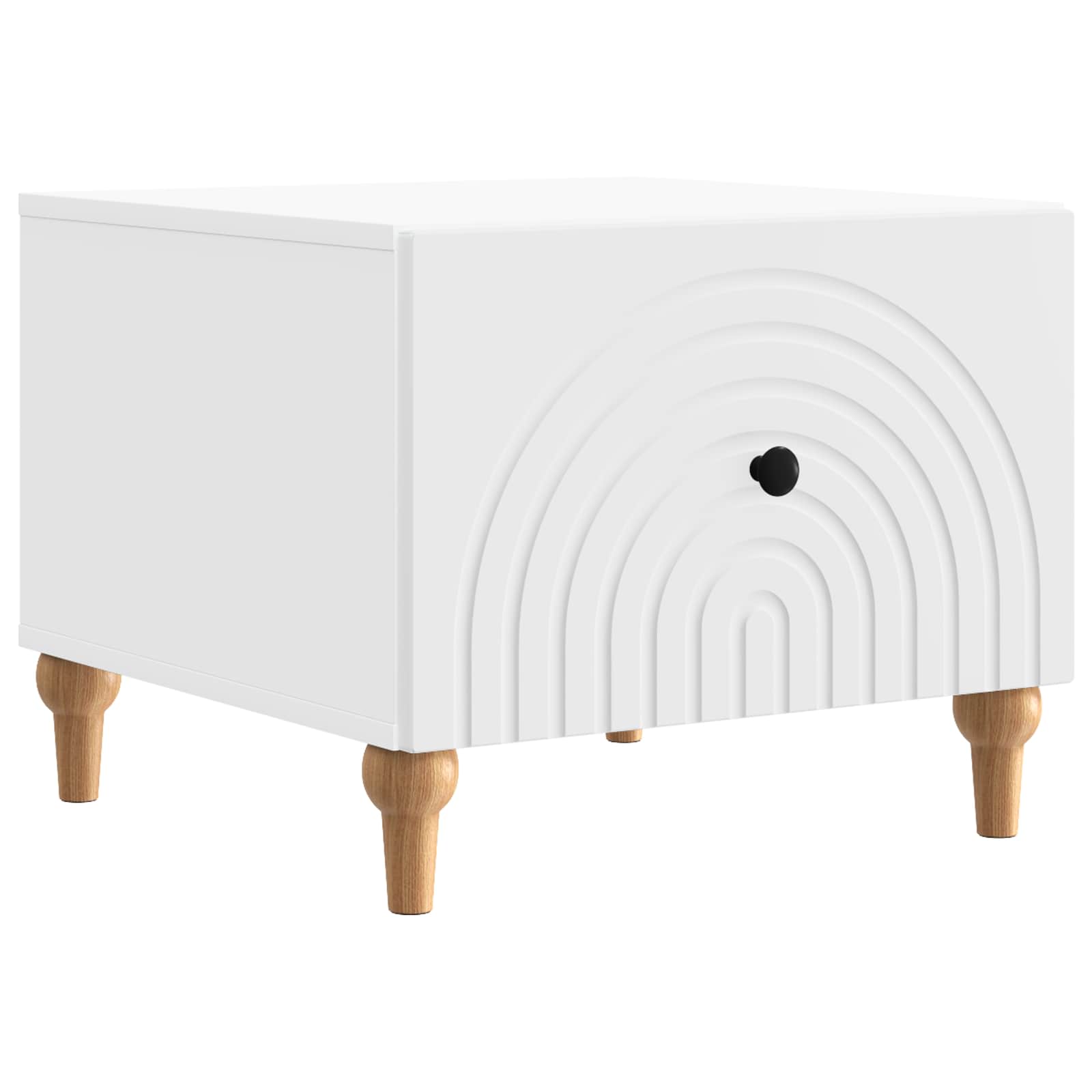 Mesa de centro branco 49 x 50 x 40 cm derivados de madeira
