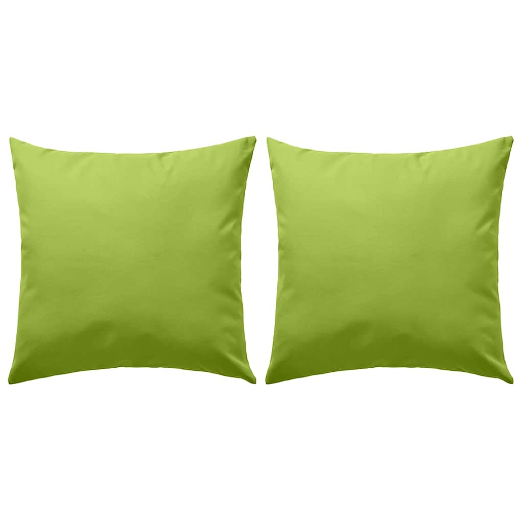 Almofadas para exterior 2 pcs 45x45 cm verde maça