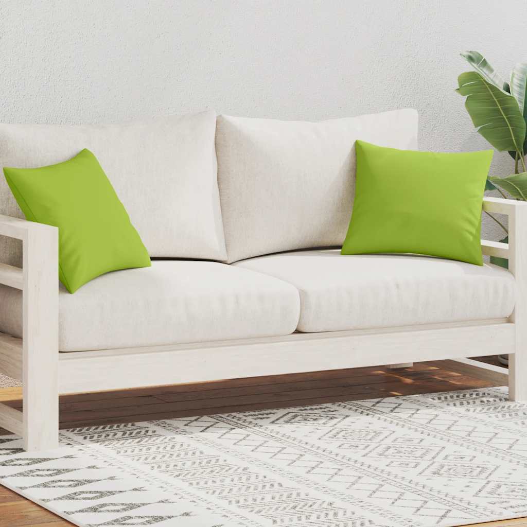 Almofadas para exterior 2 pcs 45x45 cm verde maça