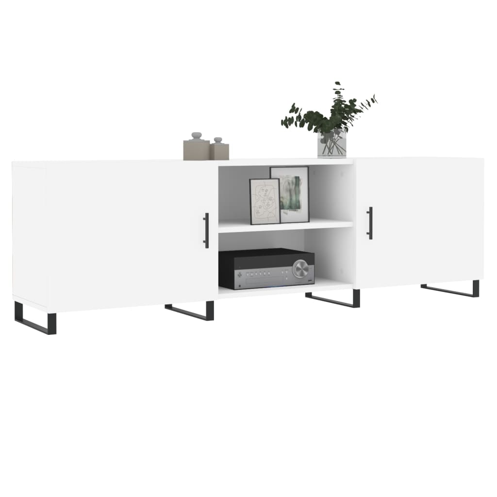 Móvel para TV 150x30x50 cm derivados de madeira branco