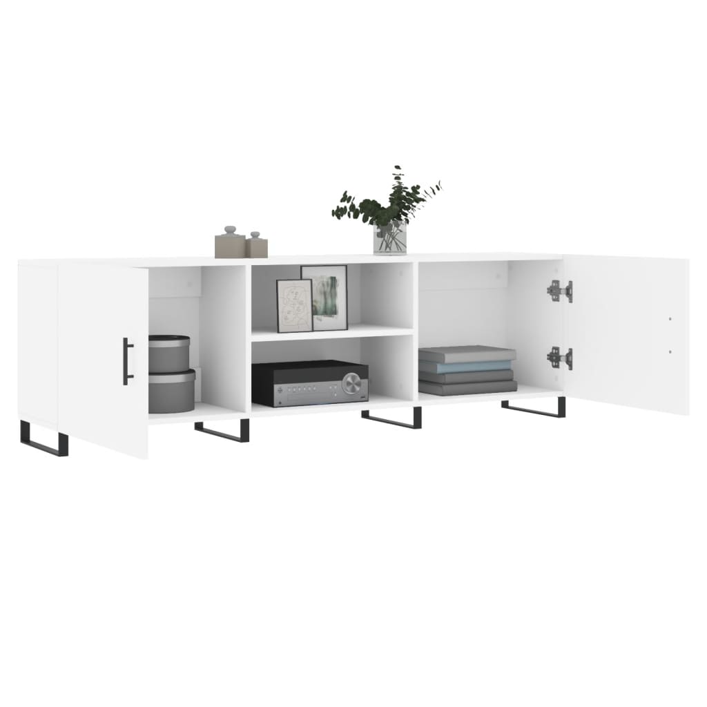 Móvel para TV 150x30x50 cm derivados de madeira branco
