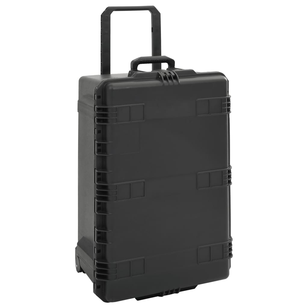 Mala de viagem portátil 79,5x52x39 cm PP preto