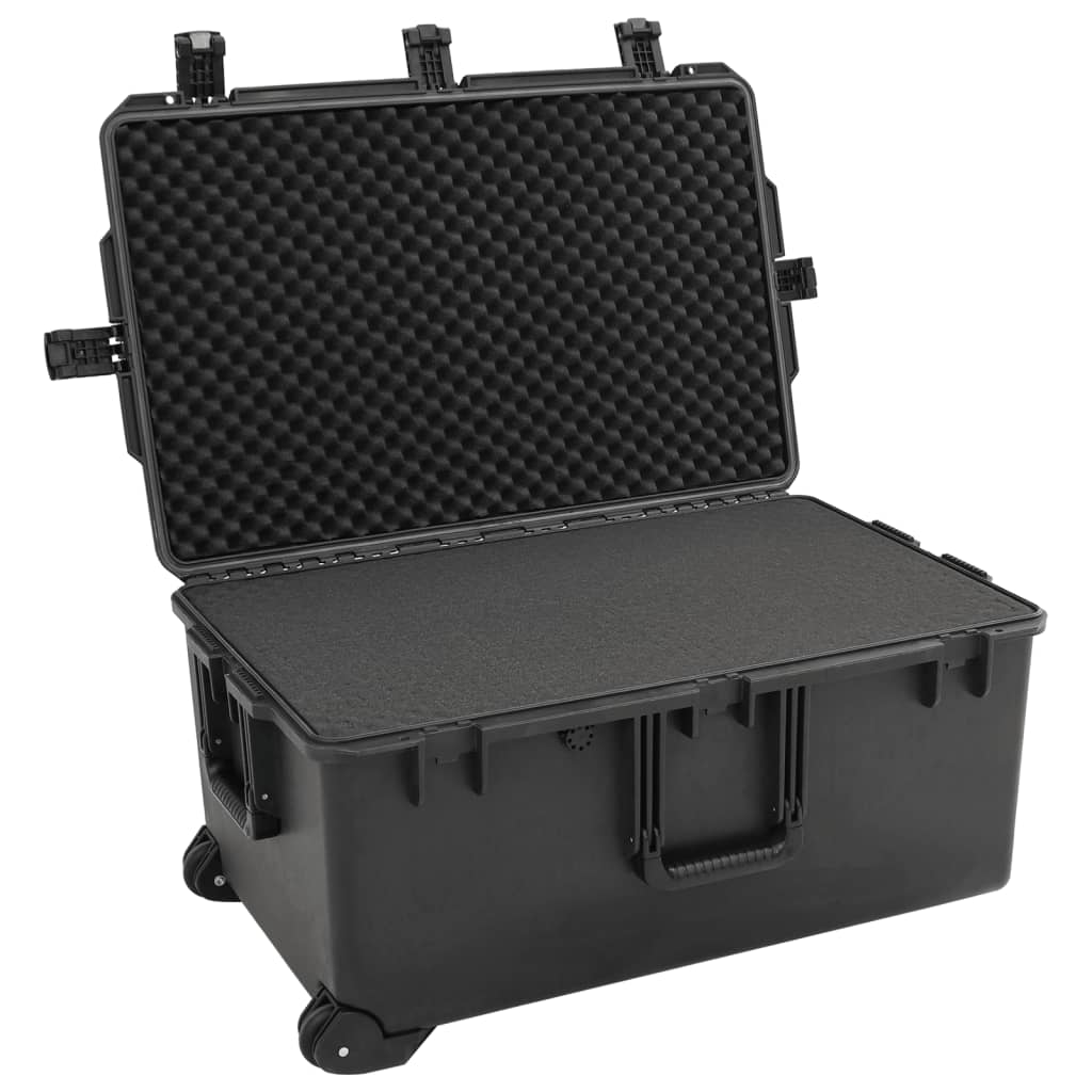 Mala de viagem portátil 79,5x52x39 cm PP preto