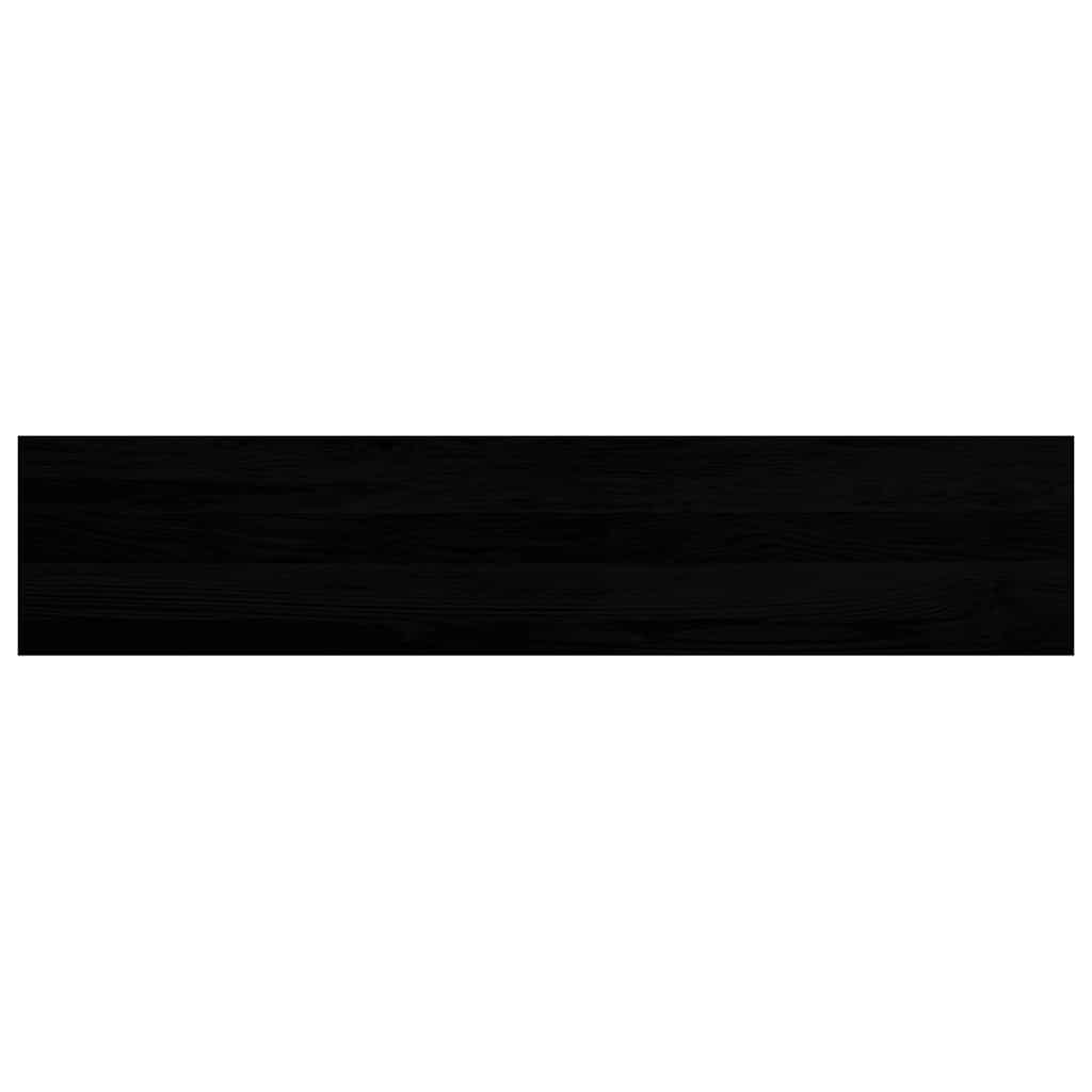Tapetes de escada 4 pcs 120x25x2 cm carvalho castanho-preto