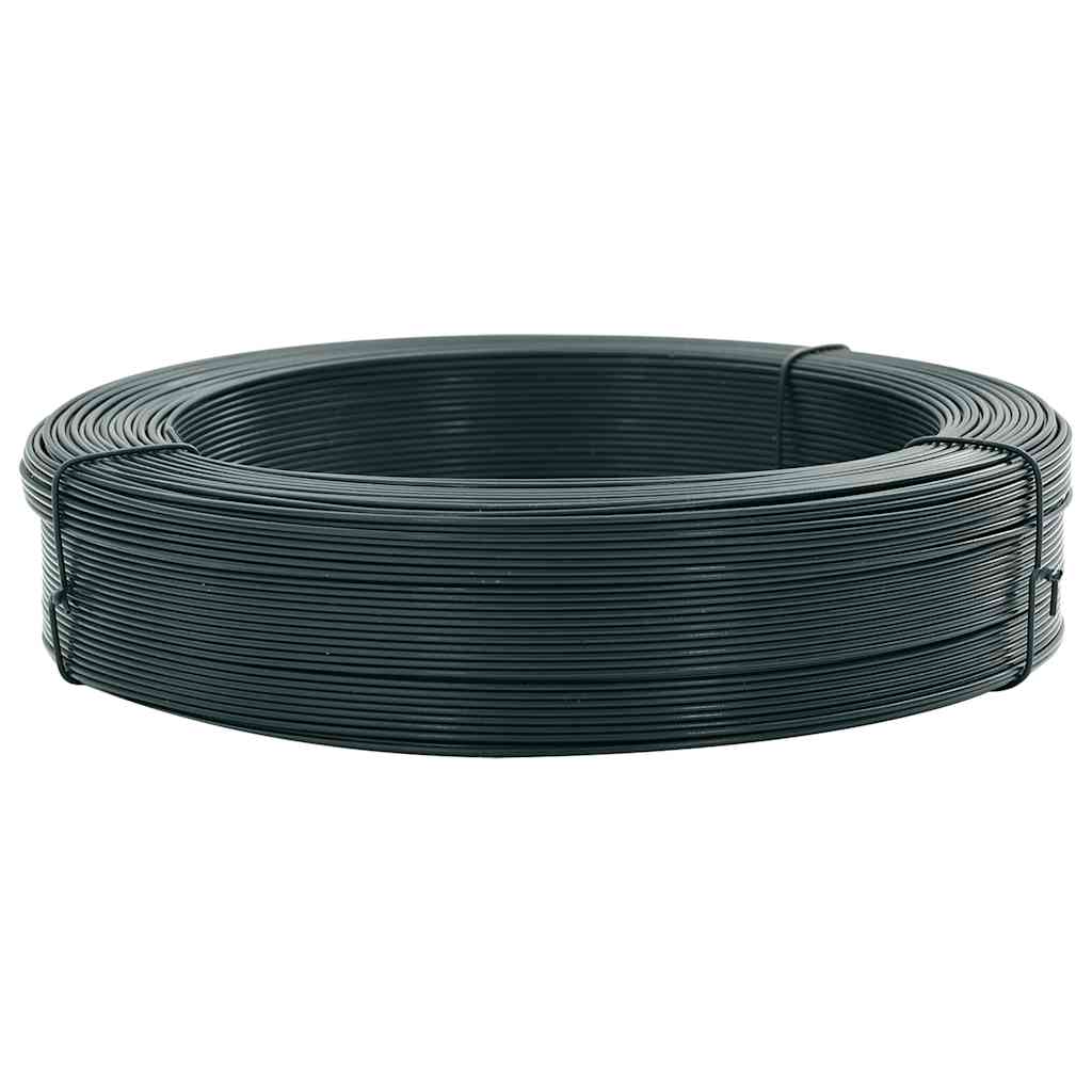 Arame para prender cerca 250 m 2,3/3,8 mm aço preto esverdeado