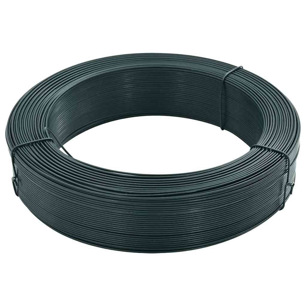 Arame para prender cerca 250 m 2,3/3,8 mm aço preto esverdeado