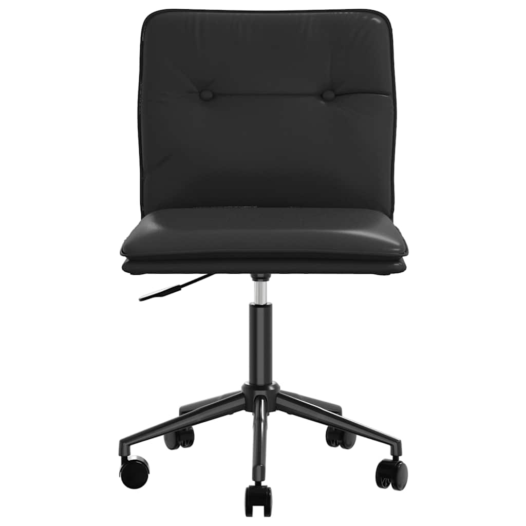 Cadeiras de jantar 2 pcs couro artificial preto