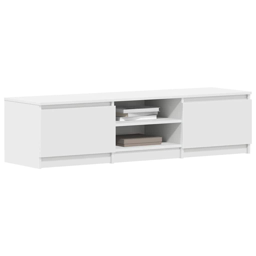 Móvel de TV 140x40x35,5 cm derivados de madeira branco