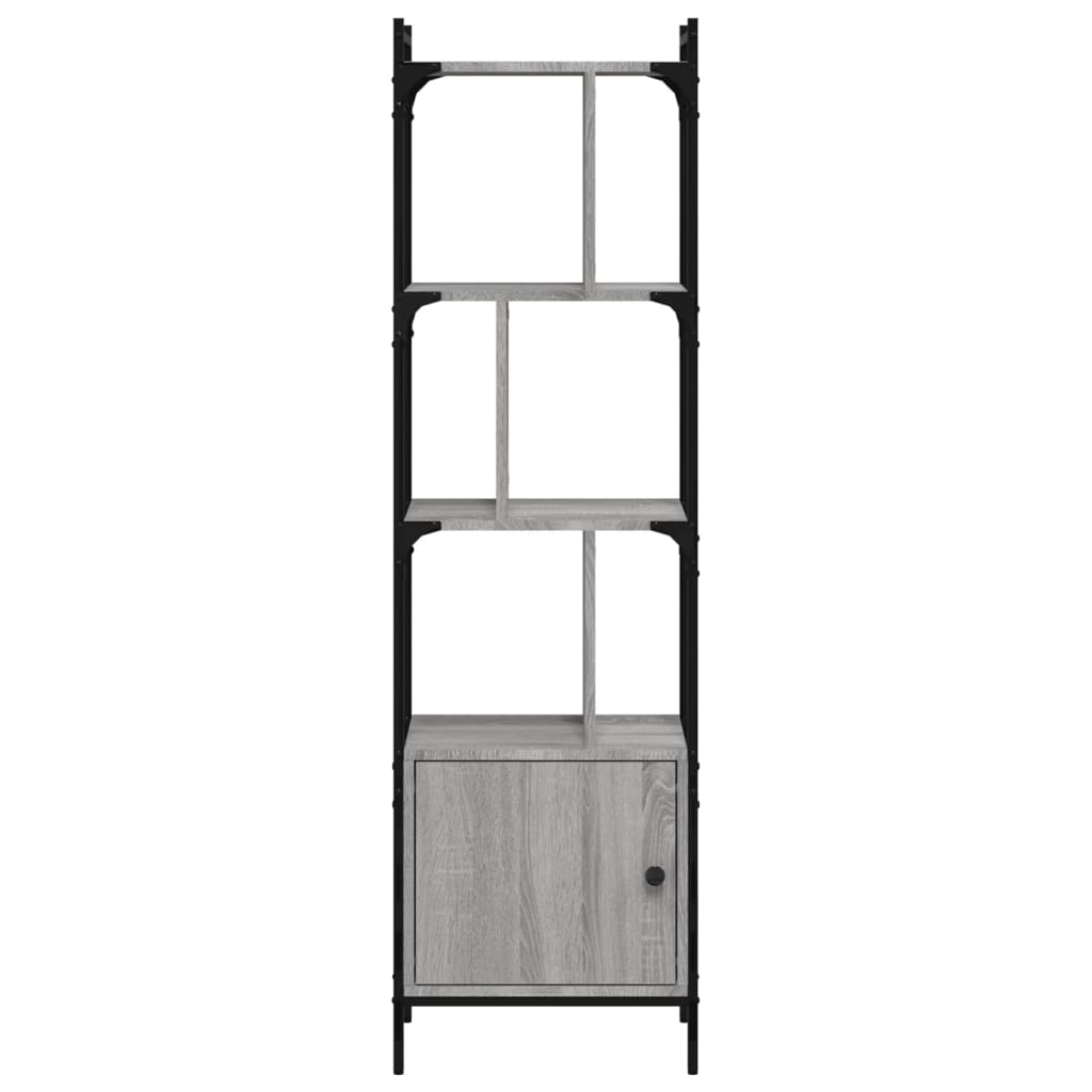 Estante c/ porta 44,5x30x154,5 cm deriv. madeira cinza sonoma