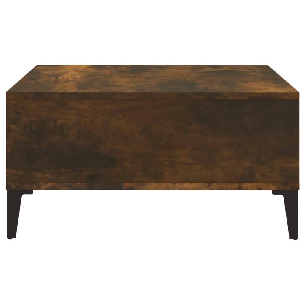 Mesa de centro 60x60x30 cm aglomerado cor carvalho fumado