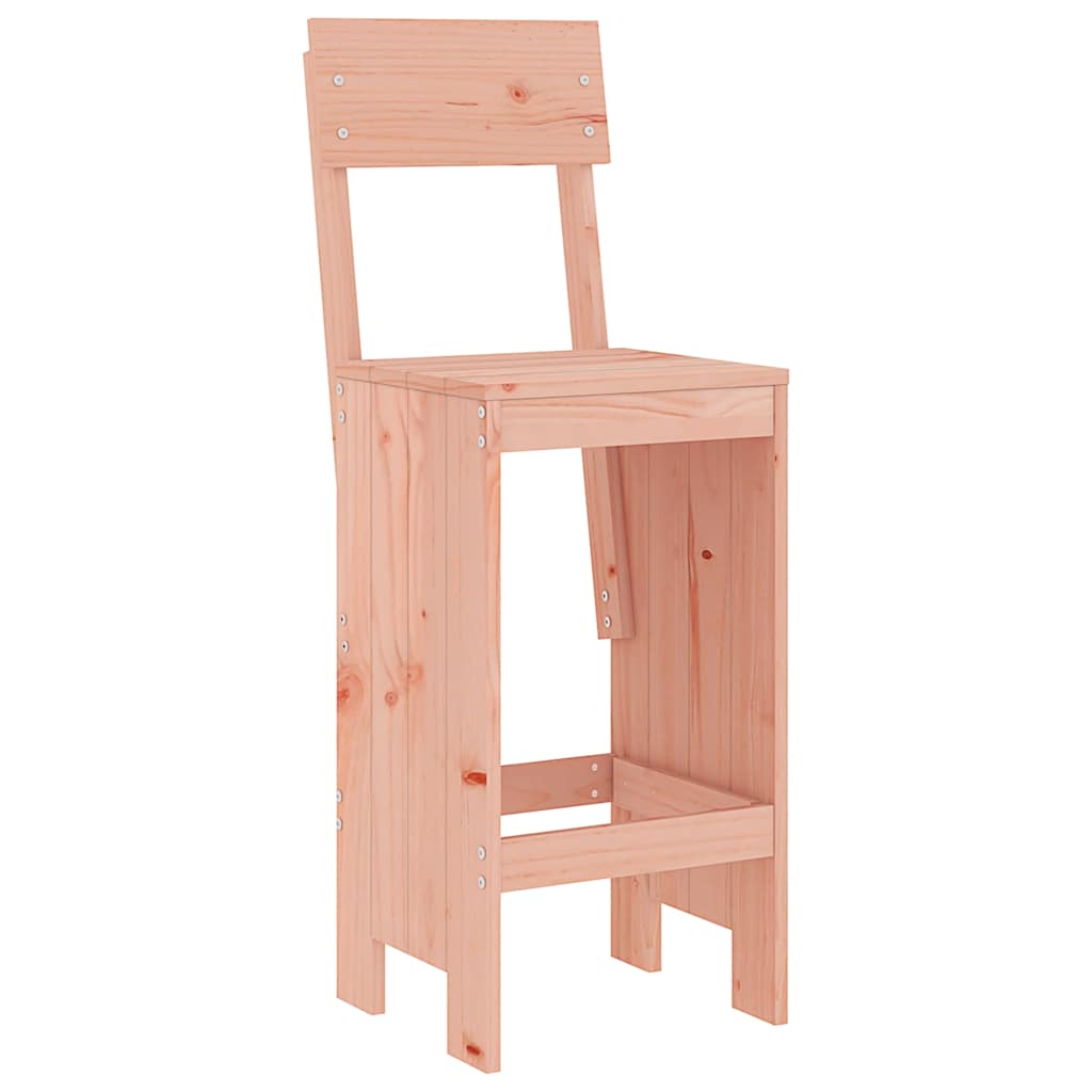 9 Pcs conjunto de bar para jardim madeira de douglas maciça