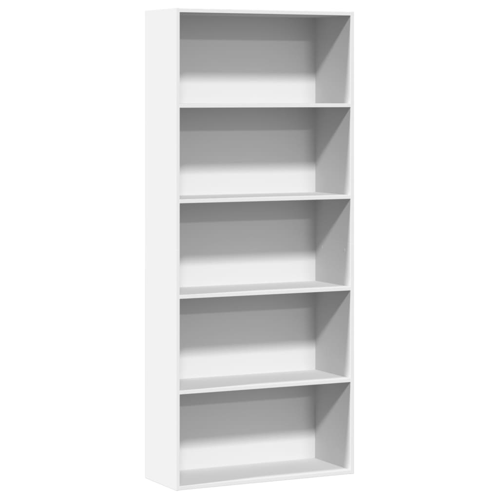 Estante 80x30x189 cm derivados de madeira branco