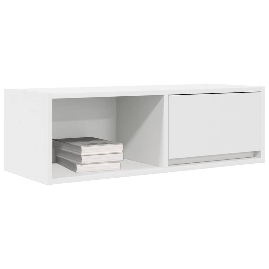 Móvel p/ TV 80x31x25,5 cm derivados de madeira branco