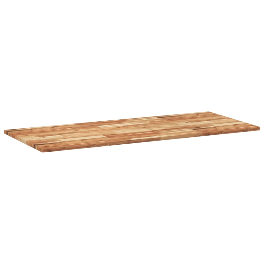 Tampo p/ móvel de wc 120x60x2cm acácia maciça acabamento a óleo