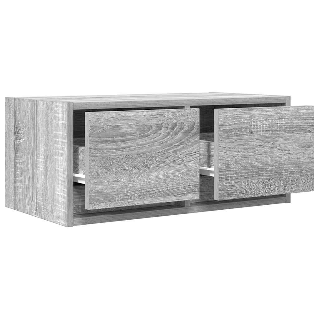 Móveis TV 2 pcs 60x31x25,5 cm derivados madeira cinzento sonoma
