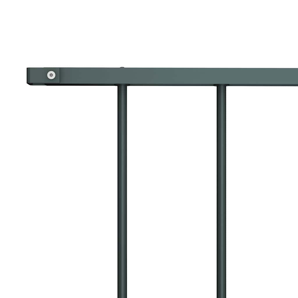 Painel de vedação woerden em aço revestido a pó, 163x117 cm, antracite