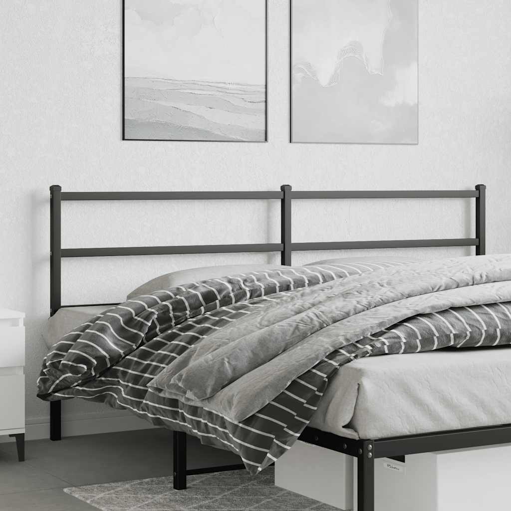 Cabeceira de substituição 193 cm metal preto