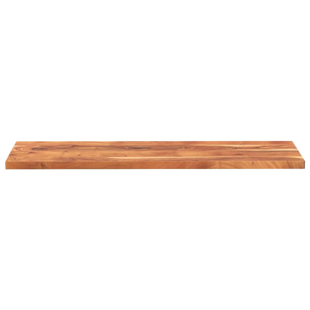 Tampo de mesa retangular 140x50x3,8 cm madeira de acácia maciça
