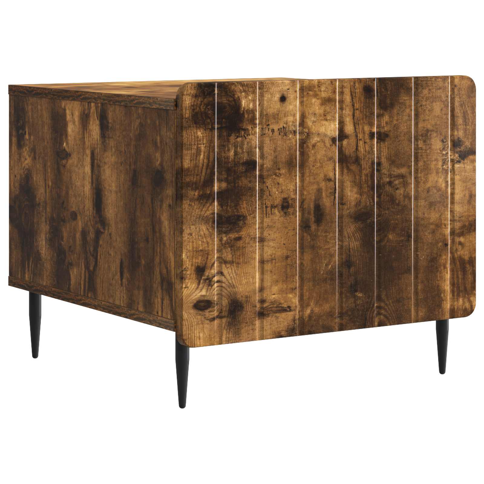 Mesa de centro com gaveta carvalho fumado 49 x 50 x 42 cm
