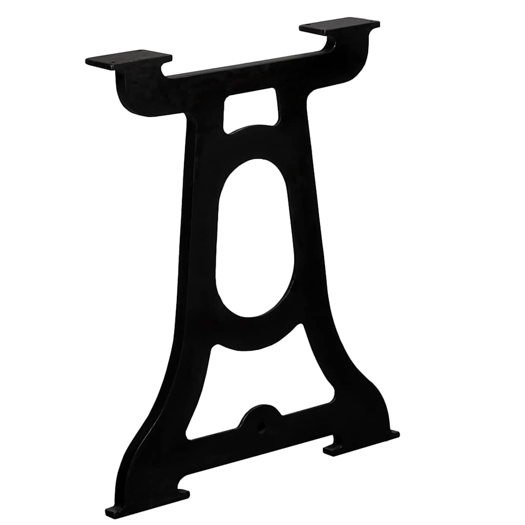 Pernas p/ mesa de jantar 2 pcs estrutura em y ferro fundido