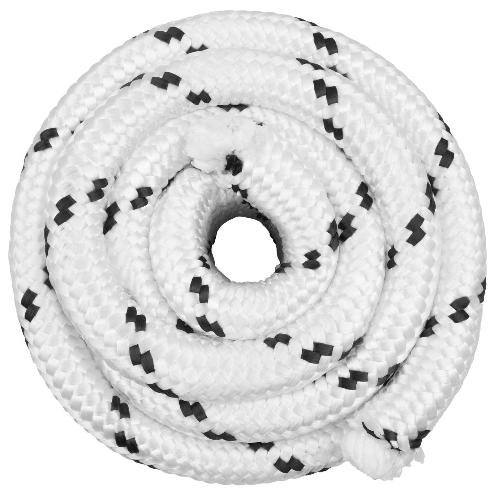 Corda de barco 2.5 mm 50 m branco poliéster