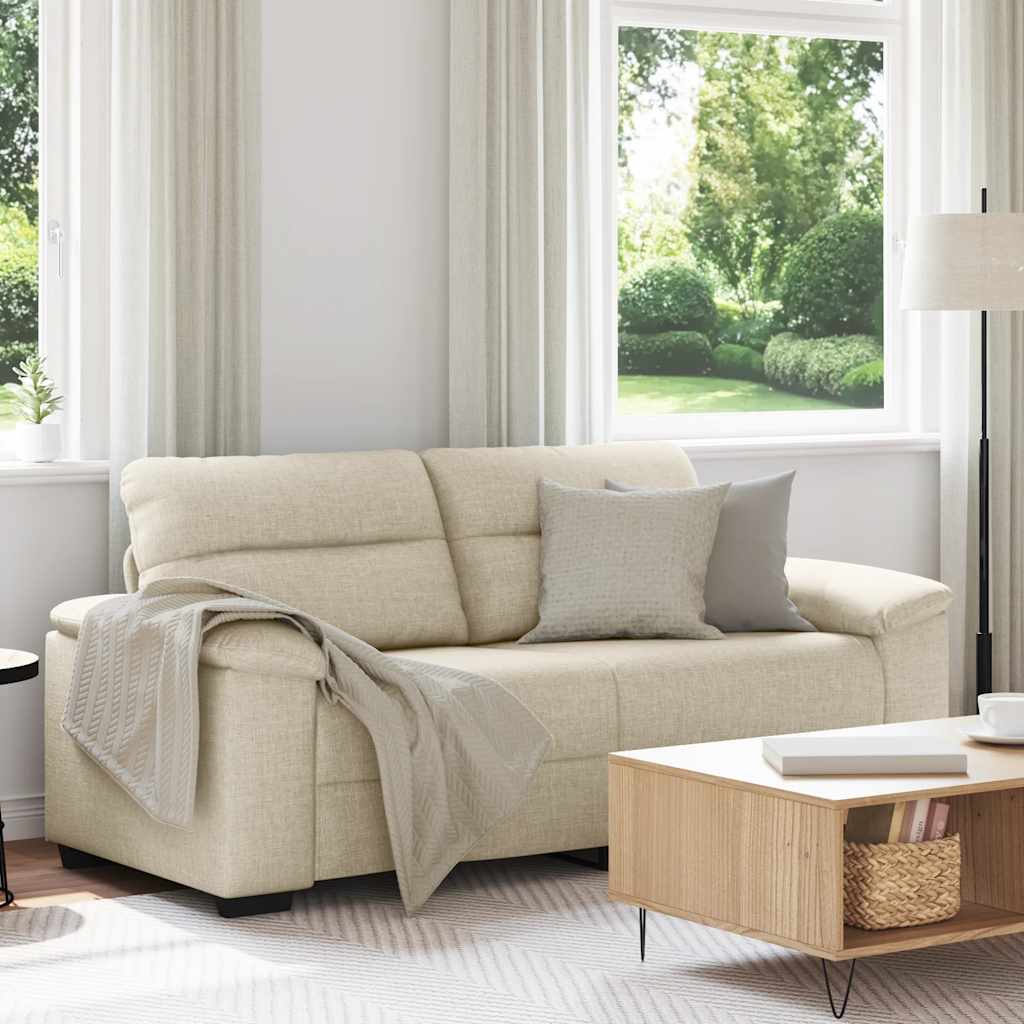 Sofá de 2 lugares, 180x81x84 cm, em linho