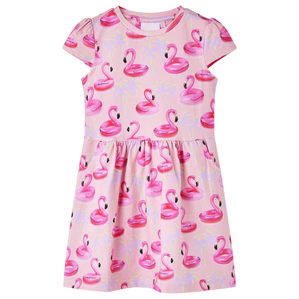 Vestido para criança rosa-claro 104