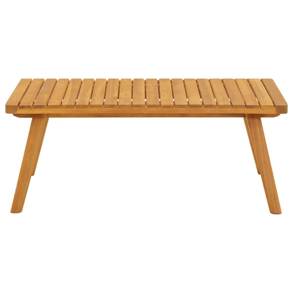 Mesa de centro p/ jardim 90x55x35 cm madeira de acácia maciça