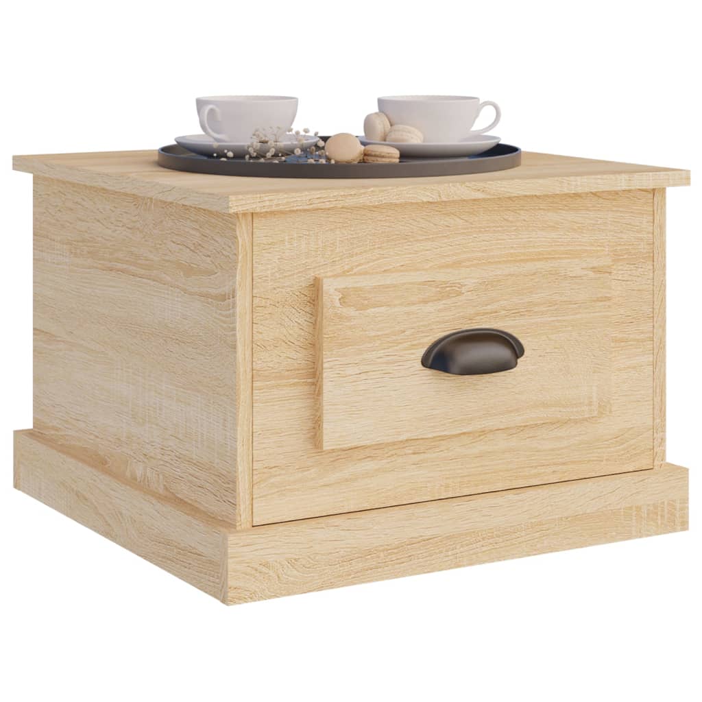 Mesa de centro 50x50x35 cm derivados de madeira carvalho sonoma
