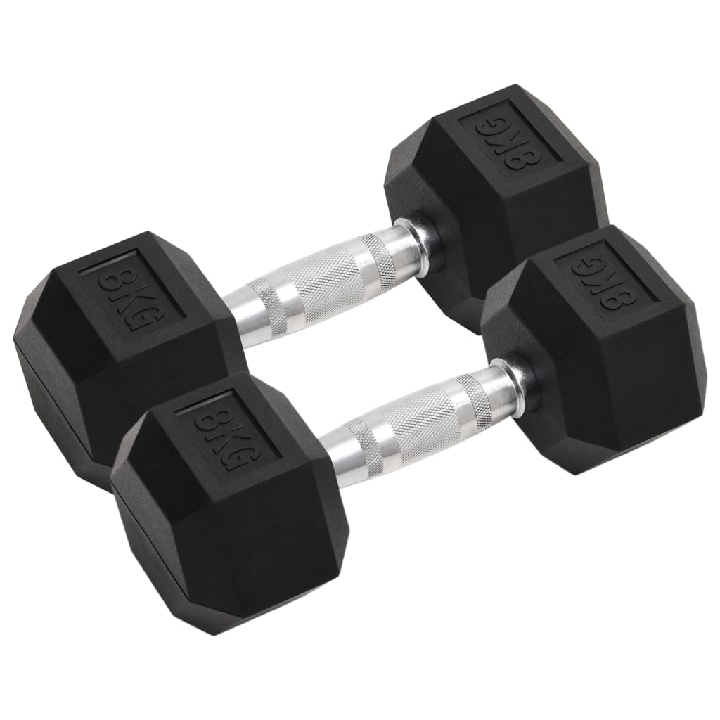 Halteres 2 pcs 8 kg total ferro fundido