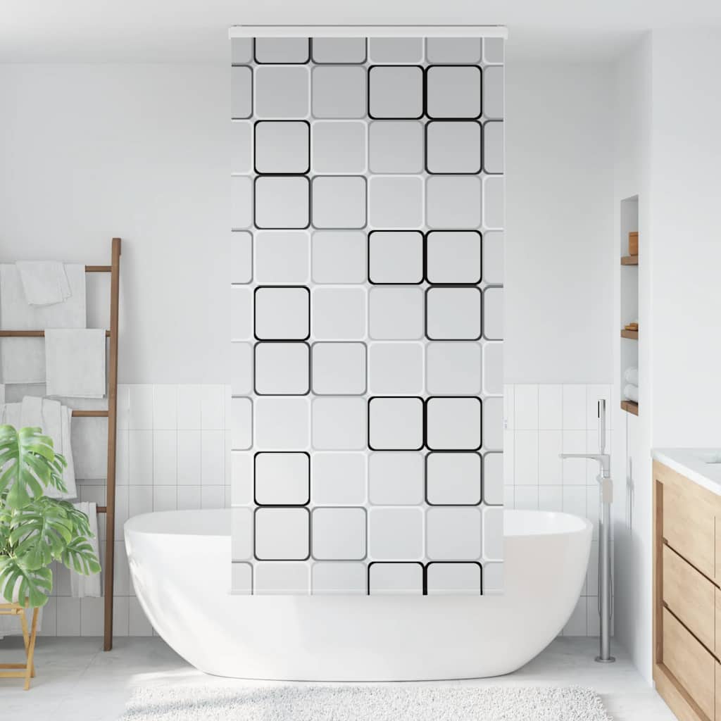 Rolo de duche estores cassete 100x240 cm largura tecido 96 cm
