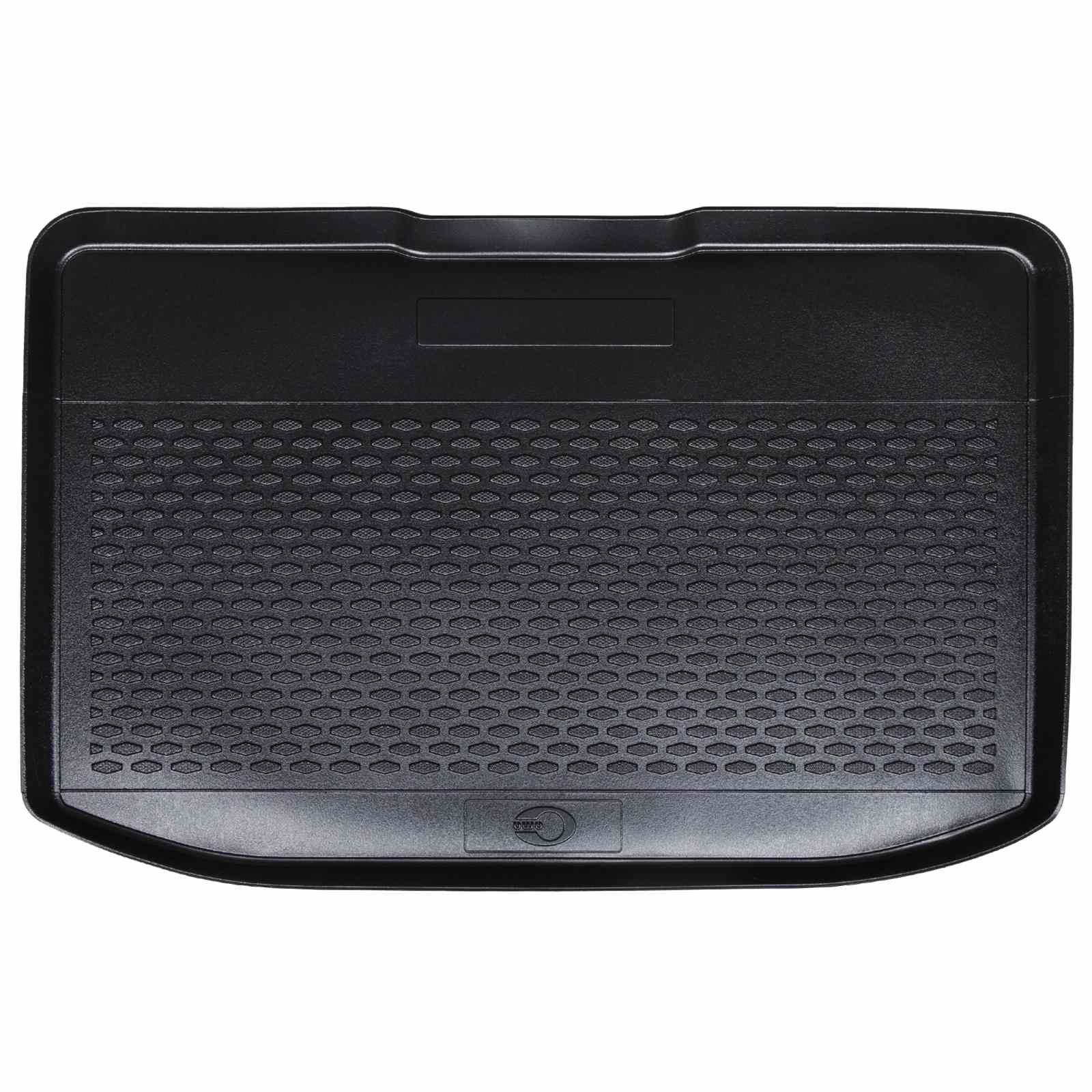 Tapete de porta-malas preto compatível com dacia sandero 2020-