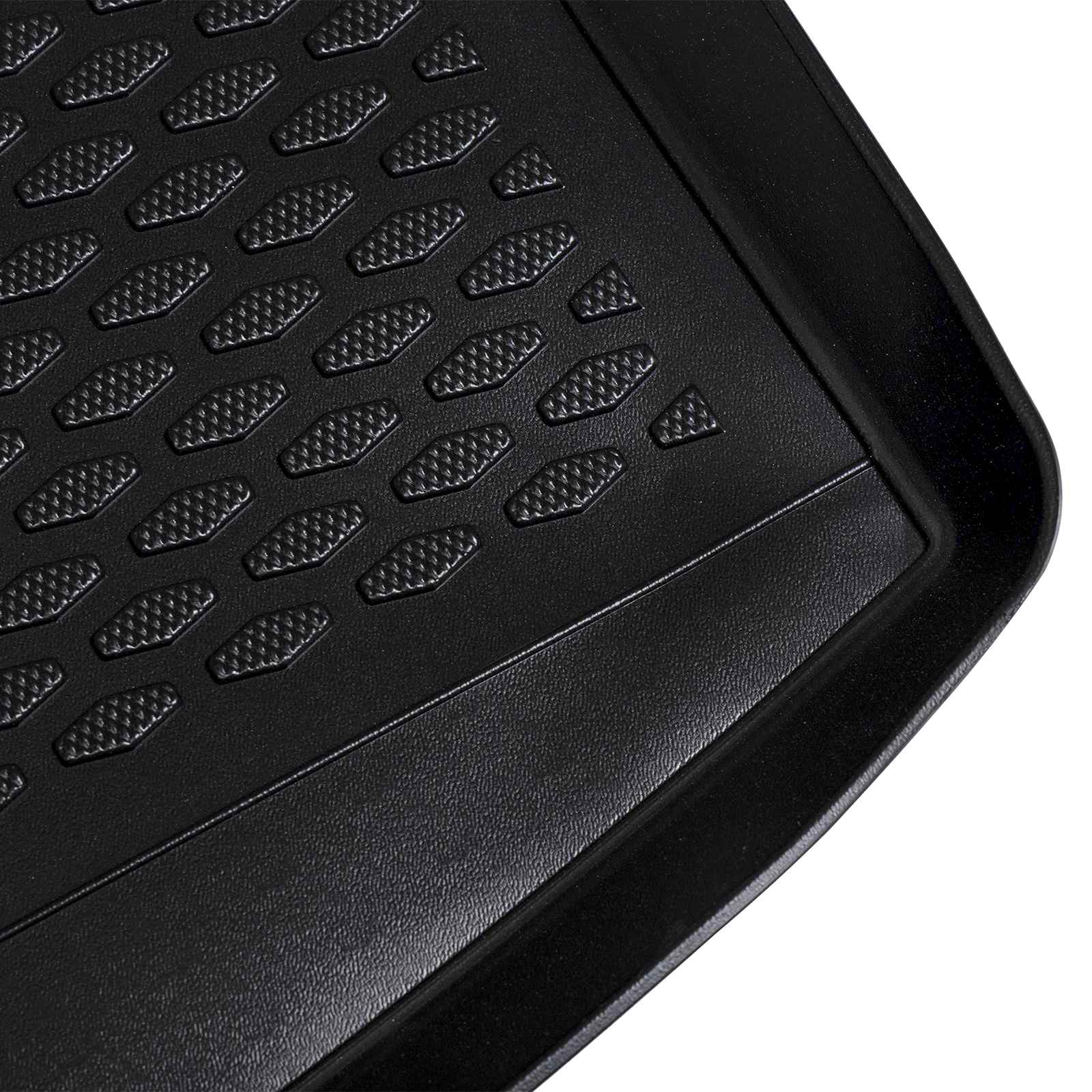 Tapete de porta-malas preto compatível com dacia sandero 2020-