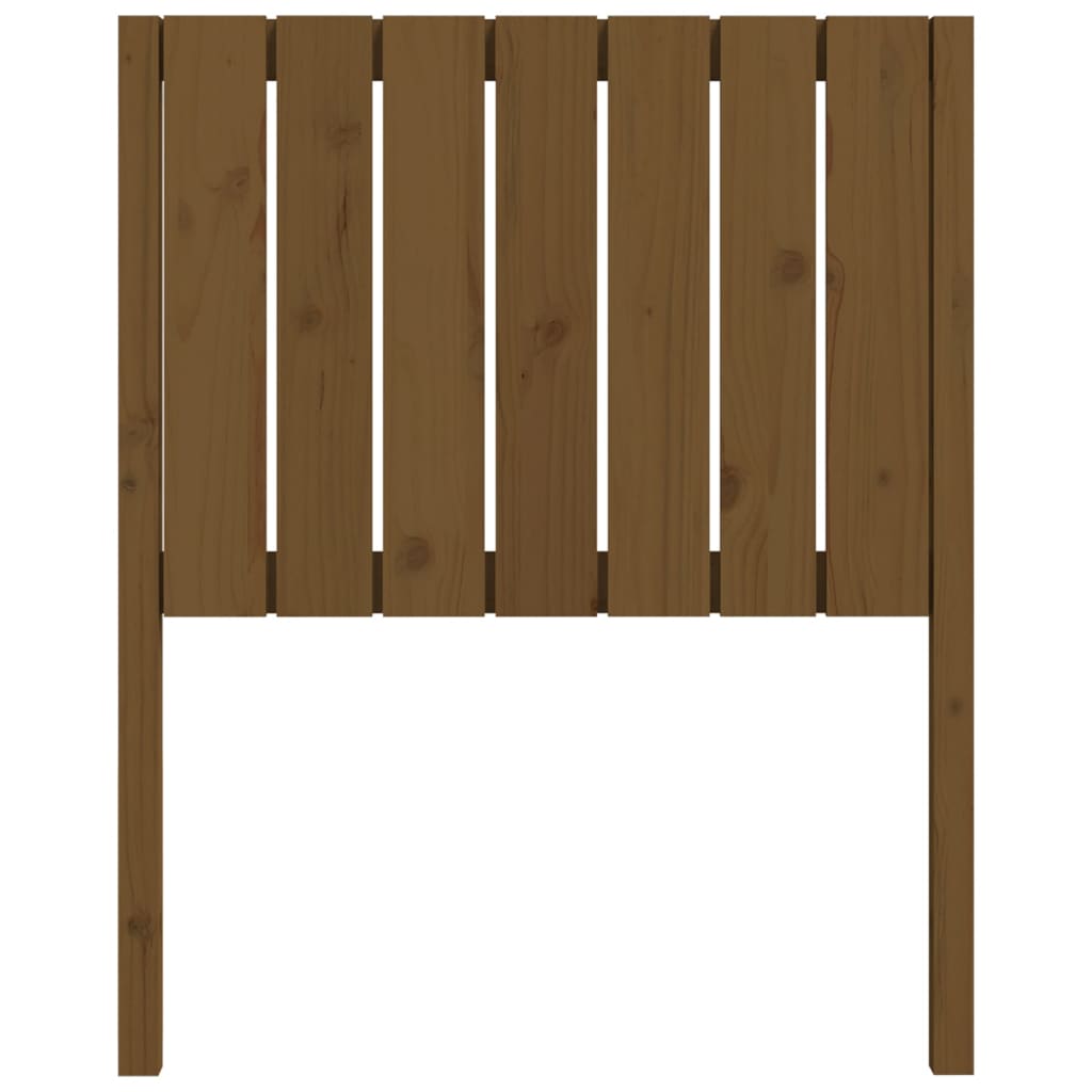 Cabeceira de cama 80,5x4x100 cm pinho maciço castanho mel