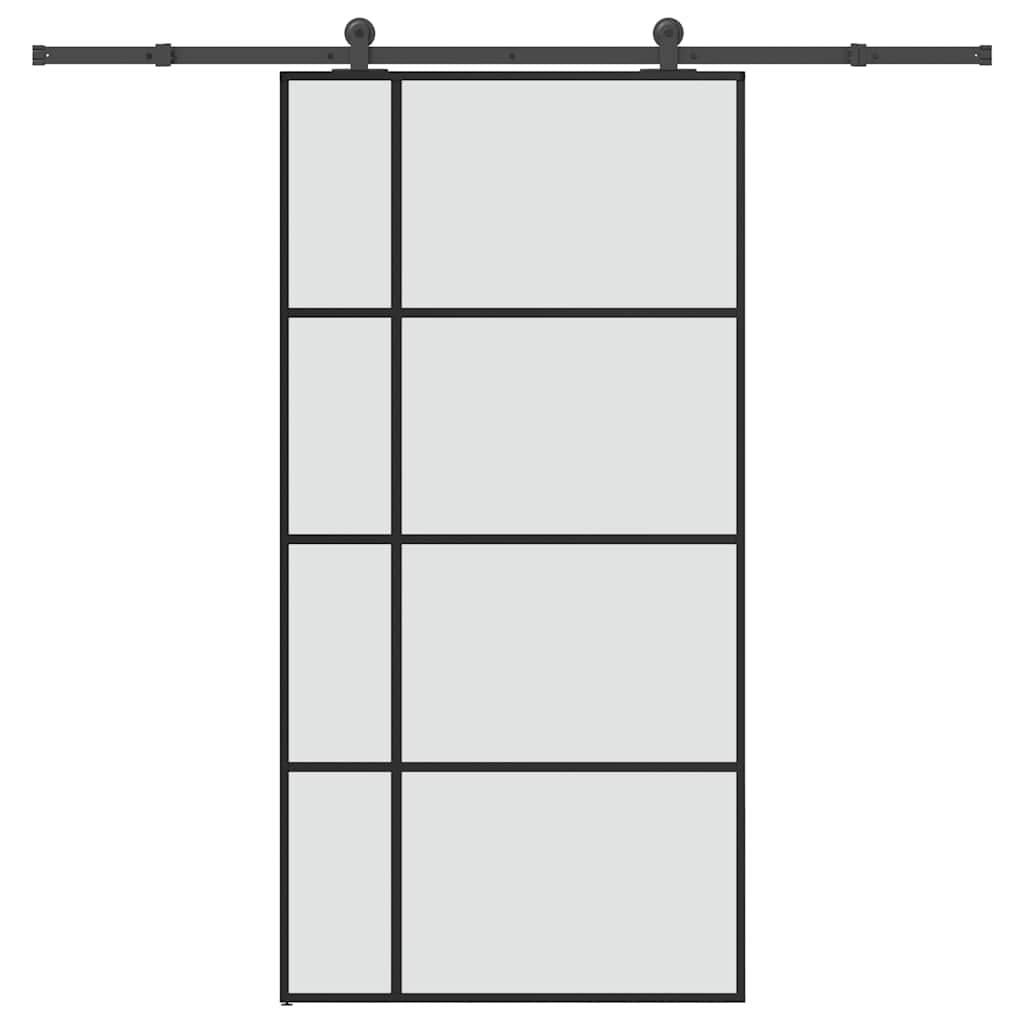 Porta desliz. c/ conj. ferragens 102,5x205cm vidro esg/alumínio