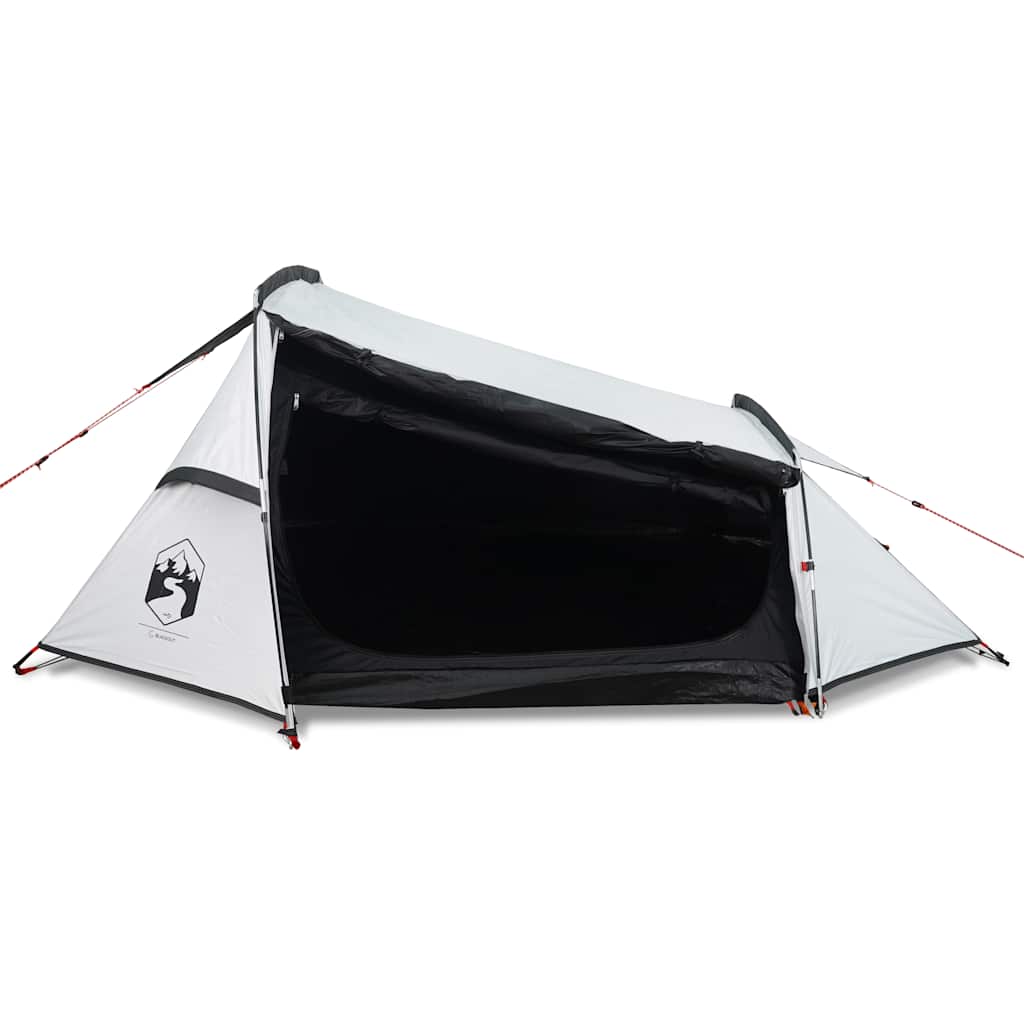 Tenda de campismo túnel p/ 2 pessoas opaca impermeável branco